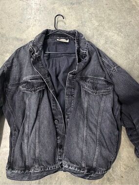 Fear of God Essentials Washed Black Denim Jacket